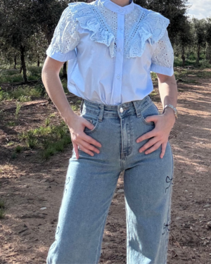 Blusa manga corta