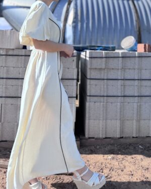 Vestido Blanc Noir